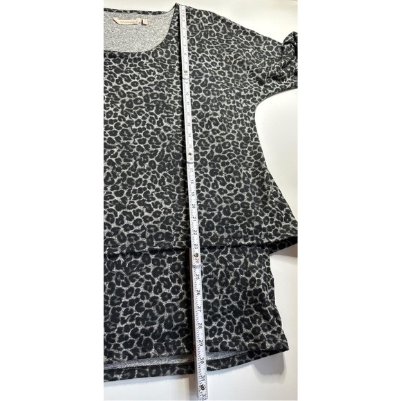 Soft Surroundings Animal Print Long Sleeve Scoop Neck Top - Picture 12 of 12